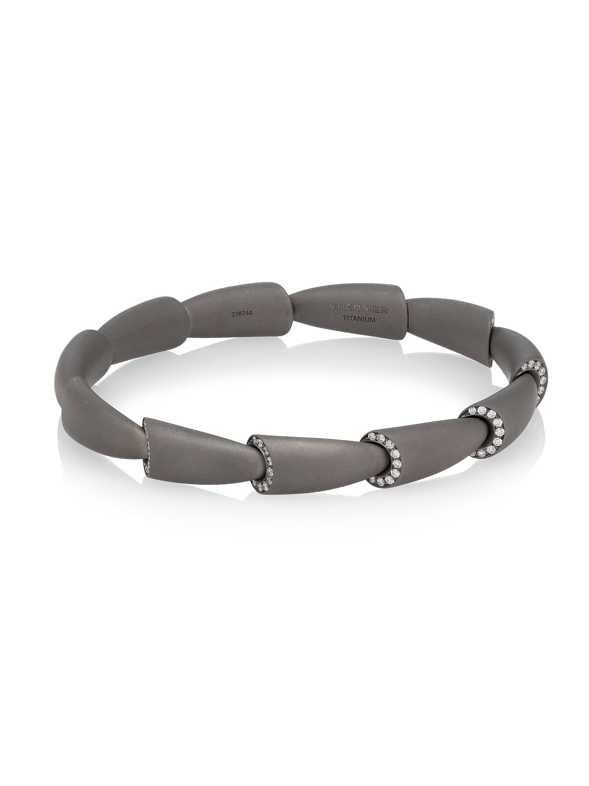 Vhernier Women's Calla Titanium & Diamond Bracelet - Rose Gold Titanium
