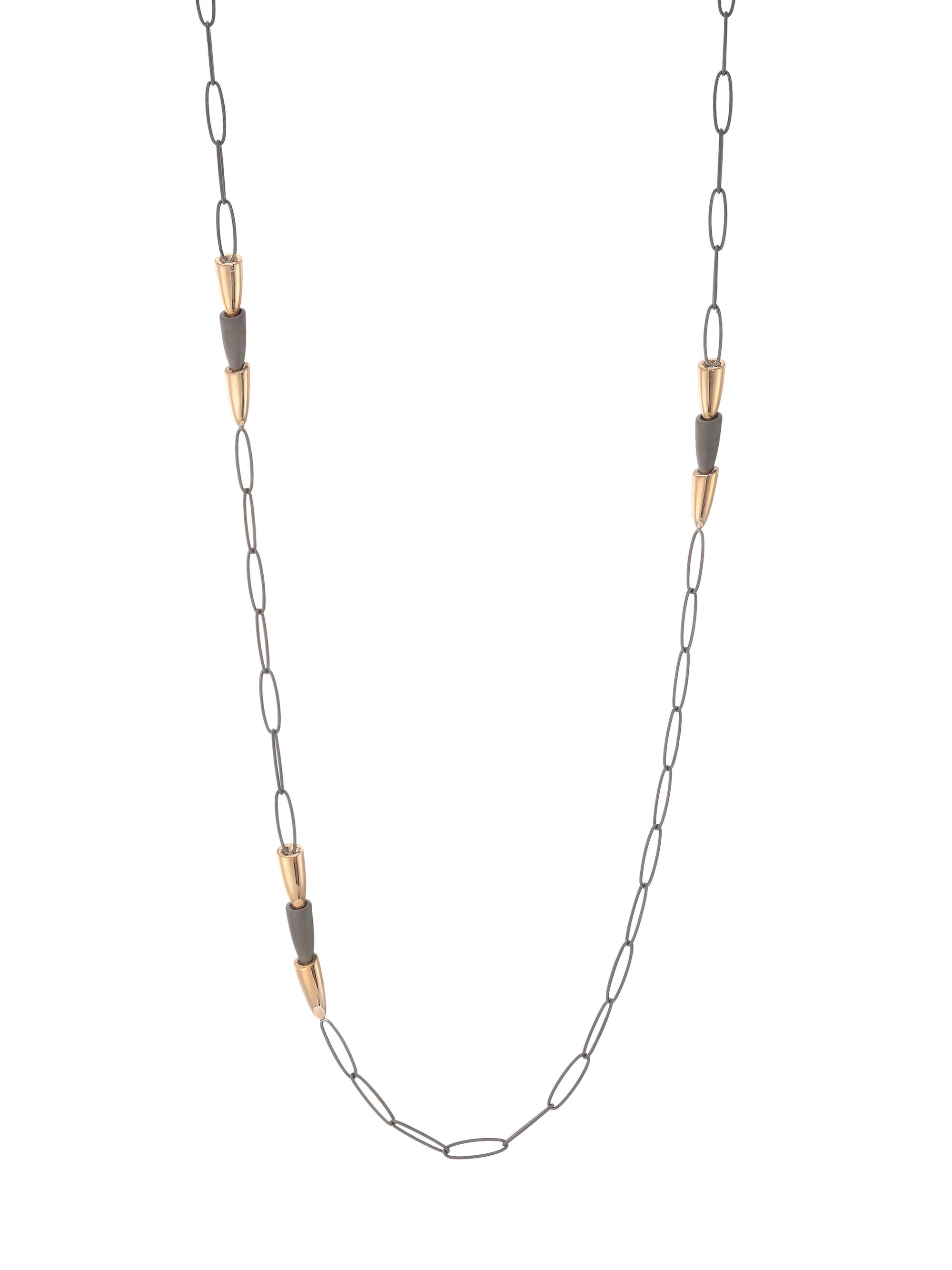Vhernier Women's Calla Titanium & 18K Rose Gold Chain Necklace - Rose Gold Titanium