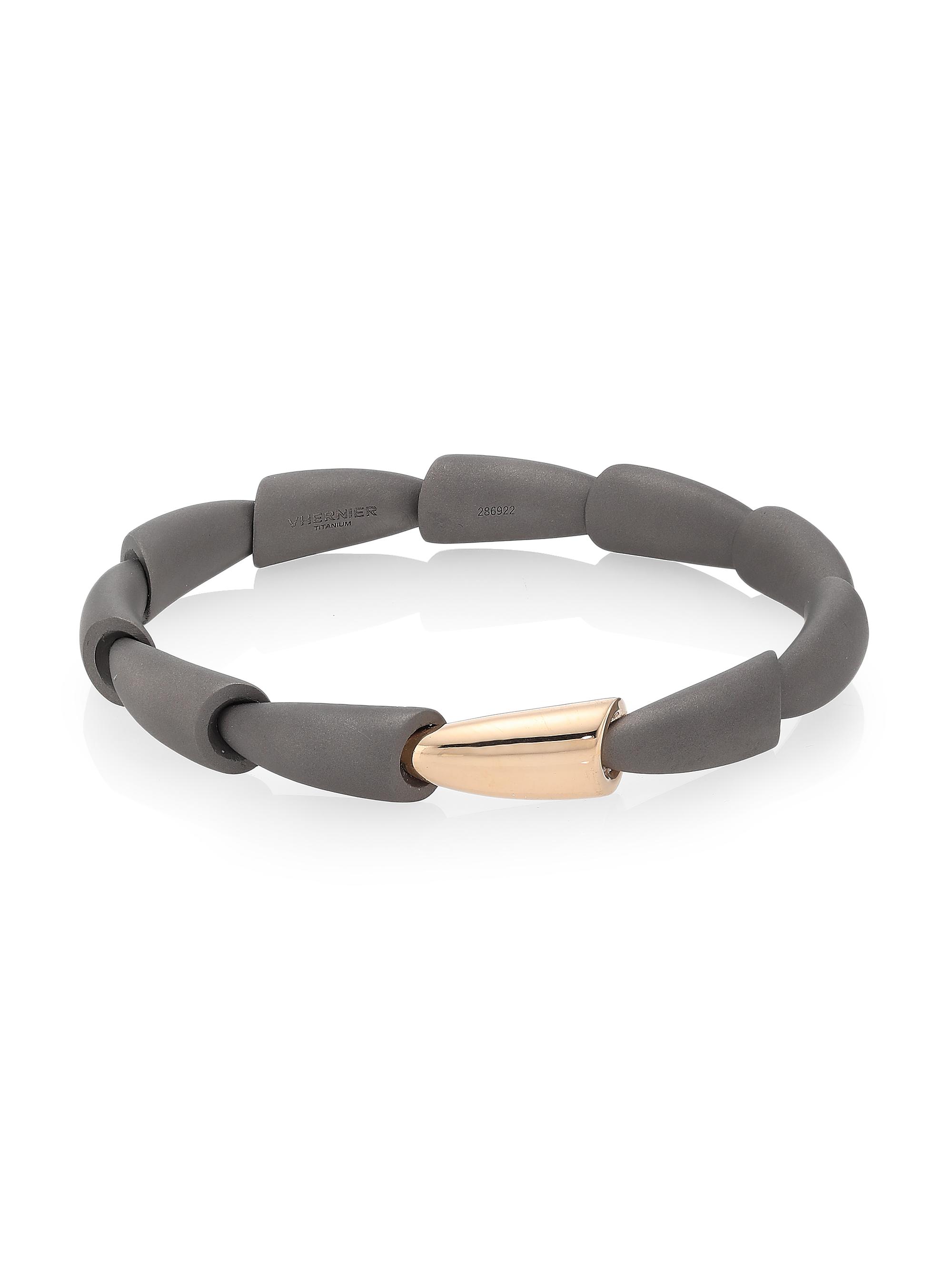 Vhernier Women's Calla Titanium & 18K Rose Gold Bracelet - Rose Gold Titanium