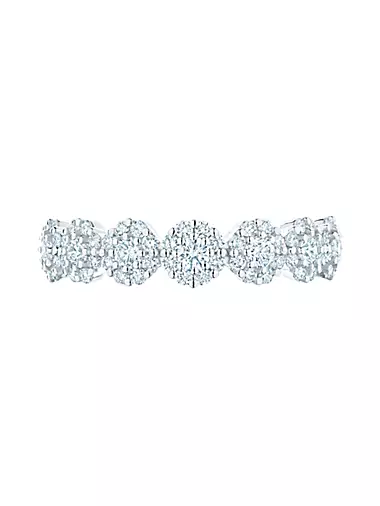 Birks Iconic 18K White Gold & Diamond Snowflake Ring