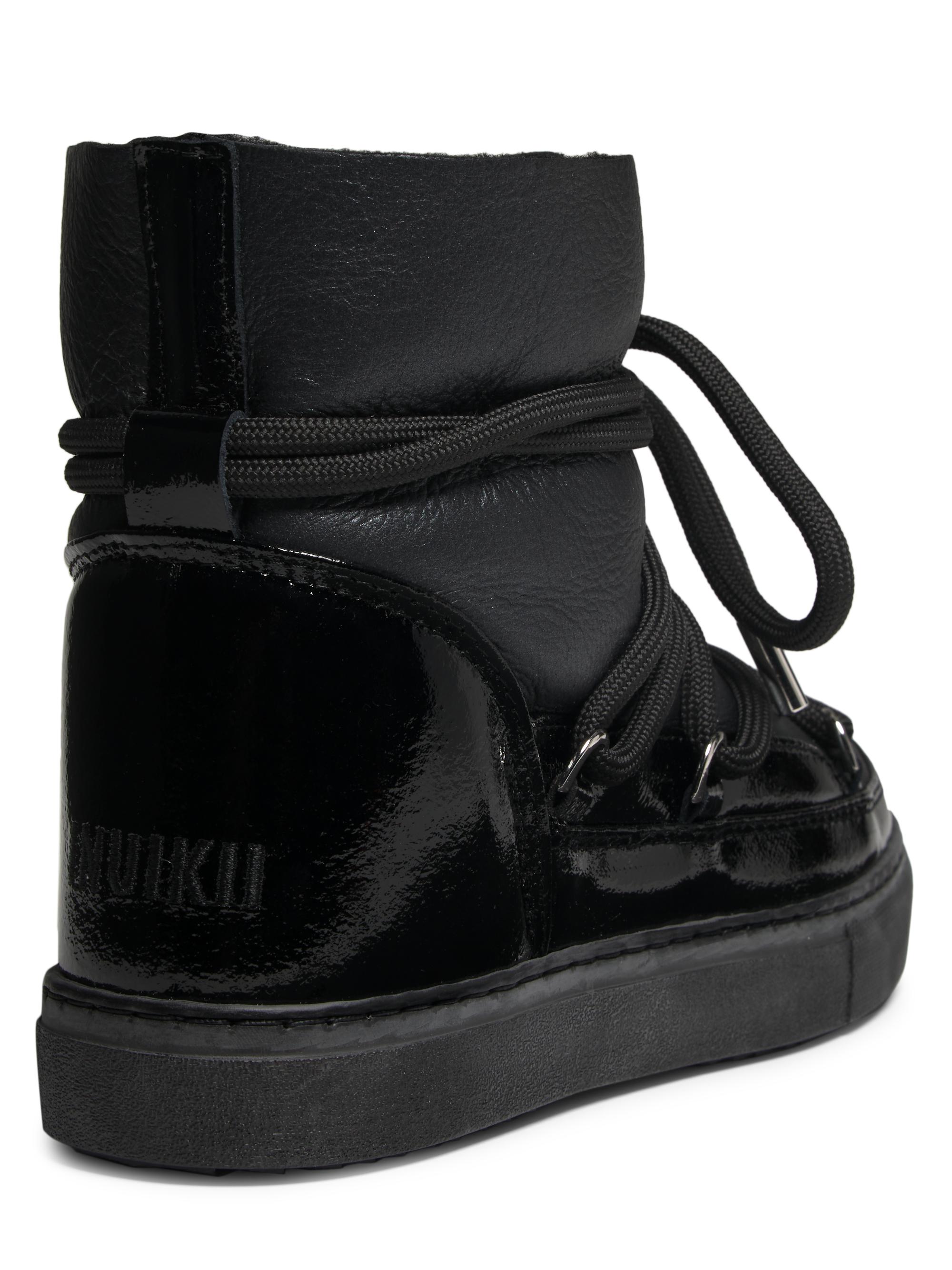 Inuikii Gloss Leather Sneaker Boots | Saks Fifth Avenue
