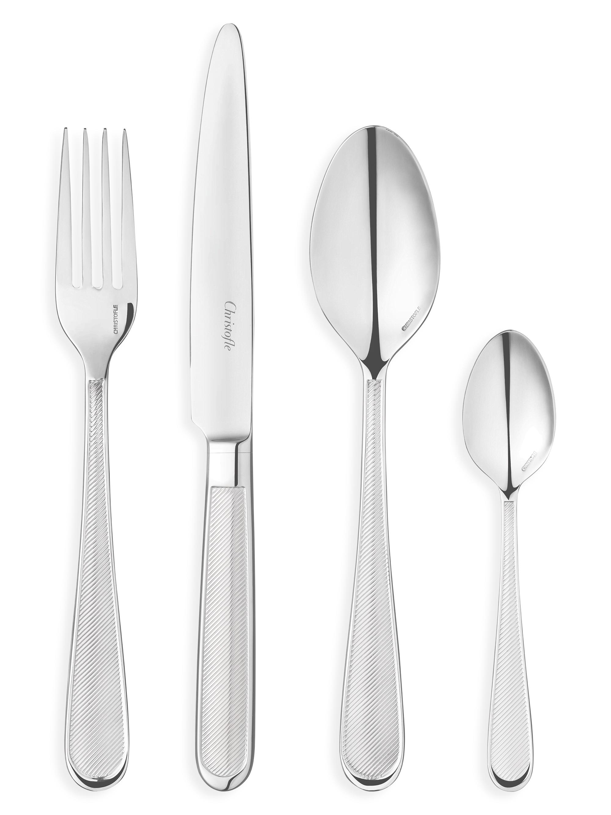 Christofle Mood Asia 24-Piece Flatware Set | Saks Fifth Avenue
