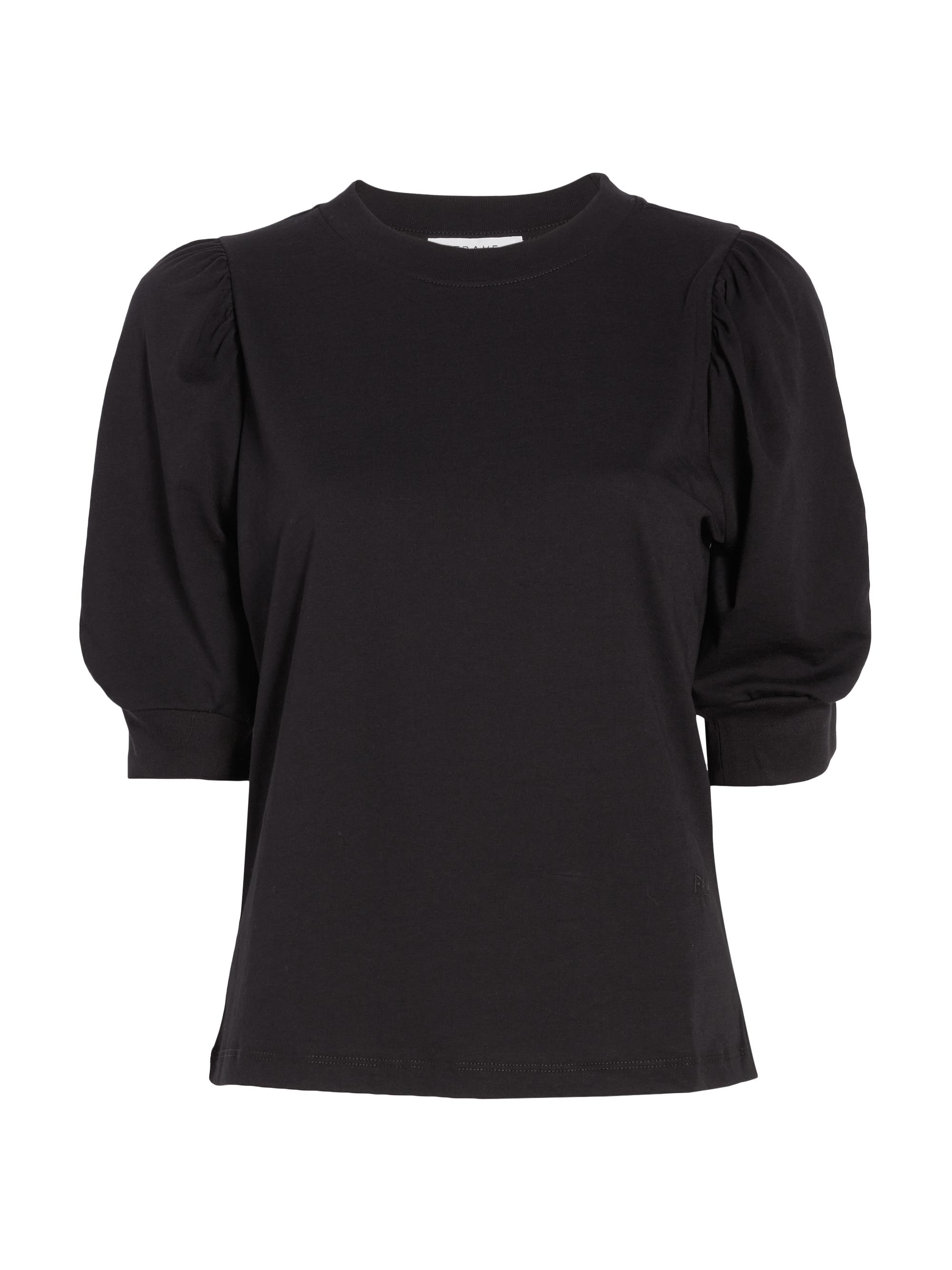 Frame Women's Frankie Puff-Sleeve T-Shirt - Noir