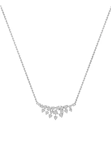 Luminus 18K White Gold & Diamond Necklace