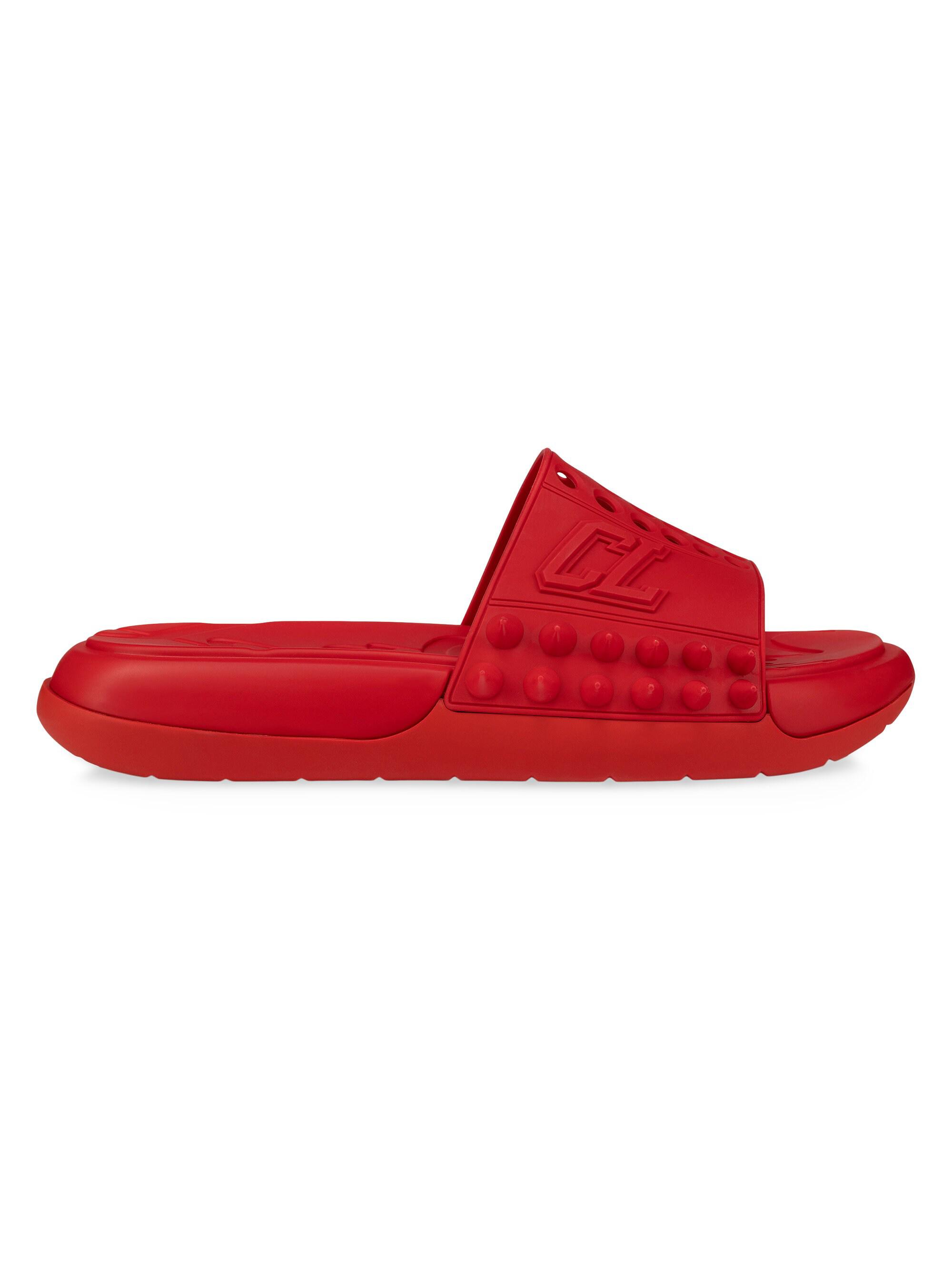 Christian Louboutin Men's Take It Easy Sandals - Loubi