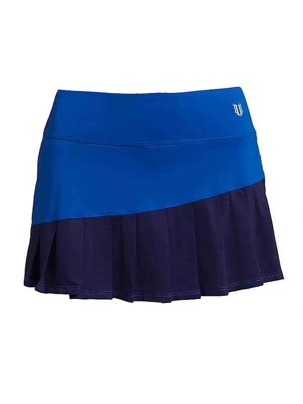 Diagonal Flutter Athletic Skirt