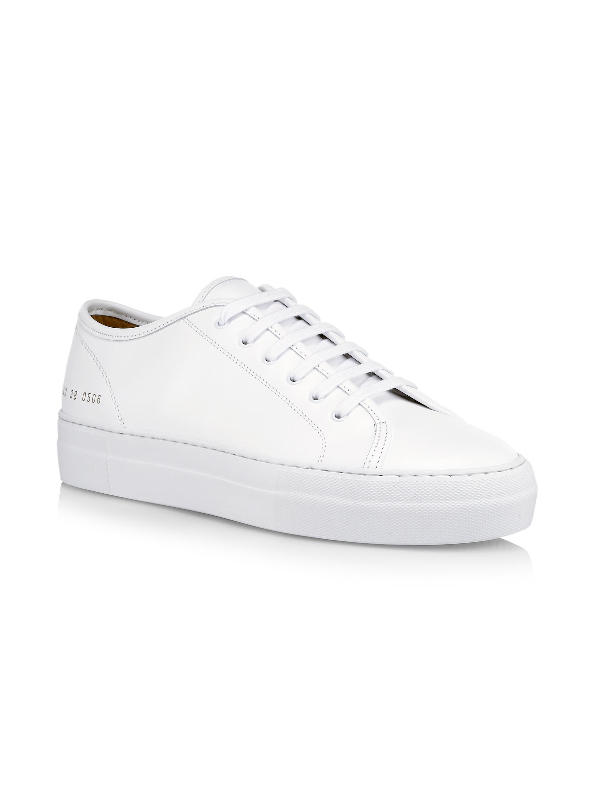 Common Projects Tournament Low-Top Super Platform Sneakers | Saks
