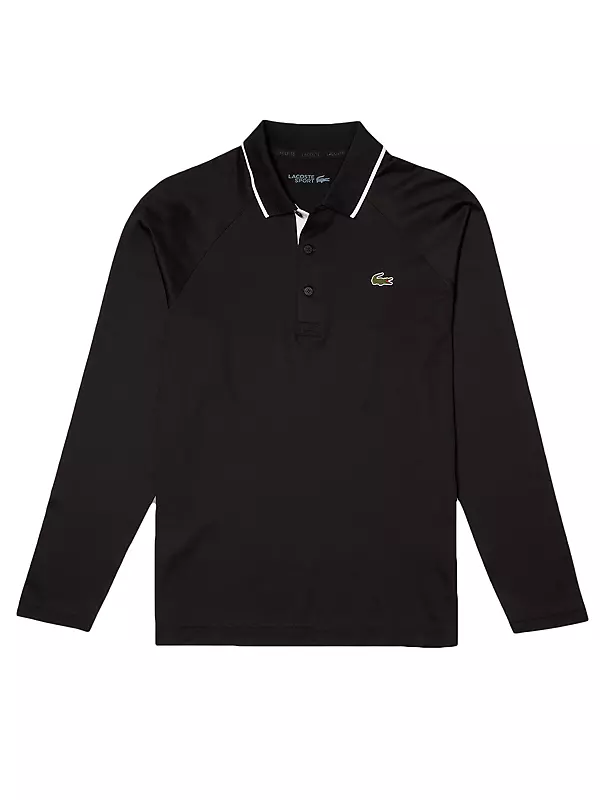 Shop Lacoste Long-Sleeve Polo Shirt