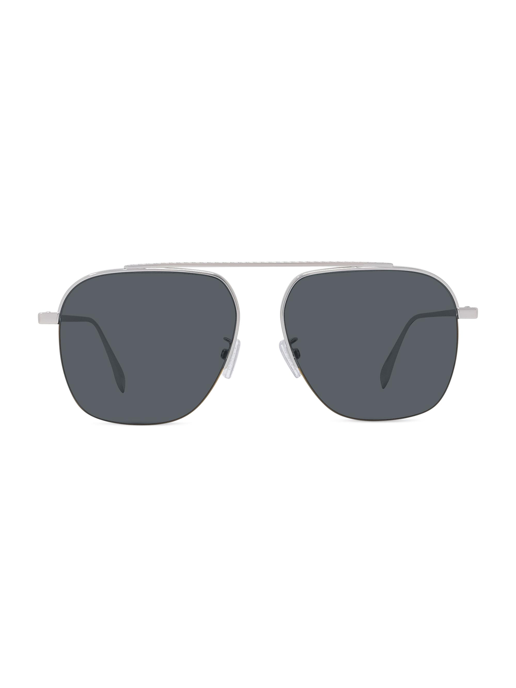Fendi 57MM Pilot Metal Sunglasses Saks Fifth Avenue