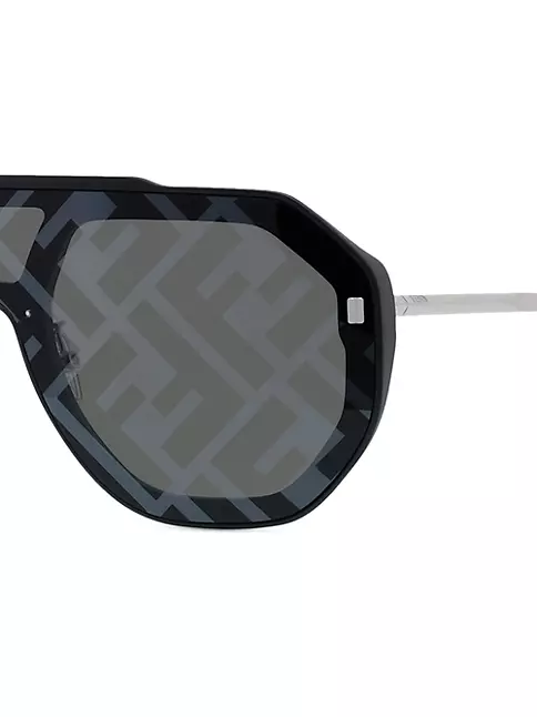 Fendi Men's Pilot Mask Sunglasses