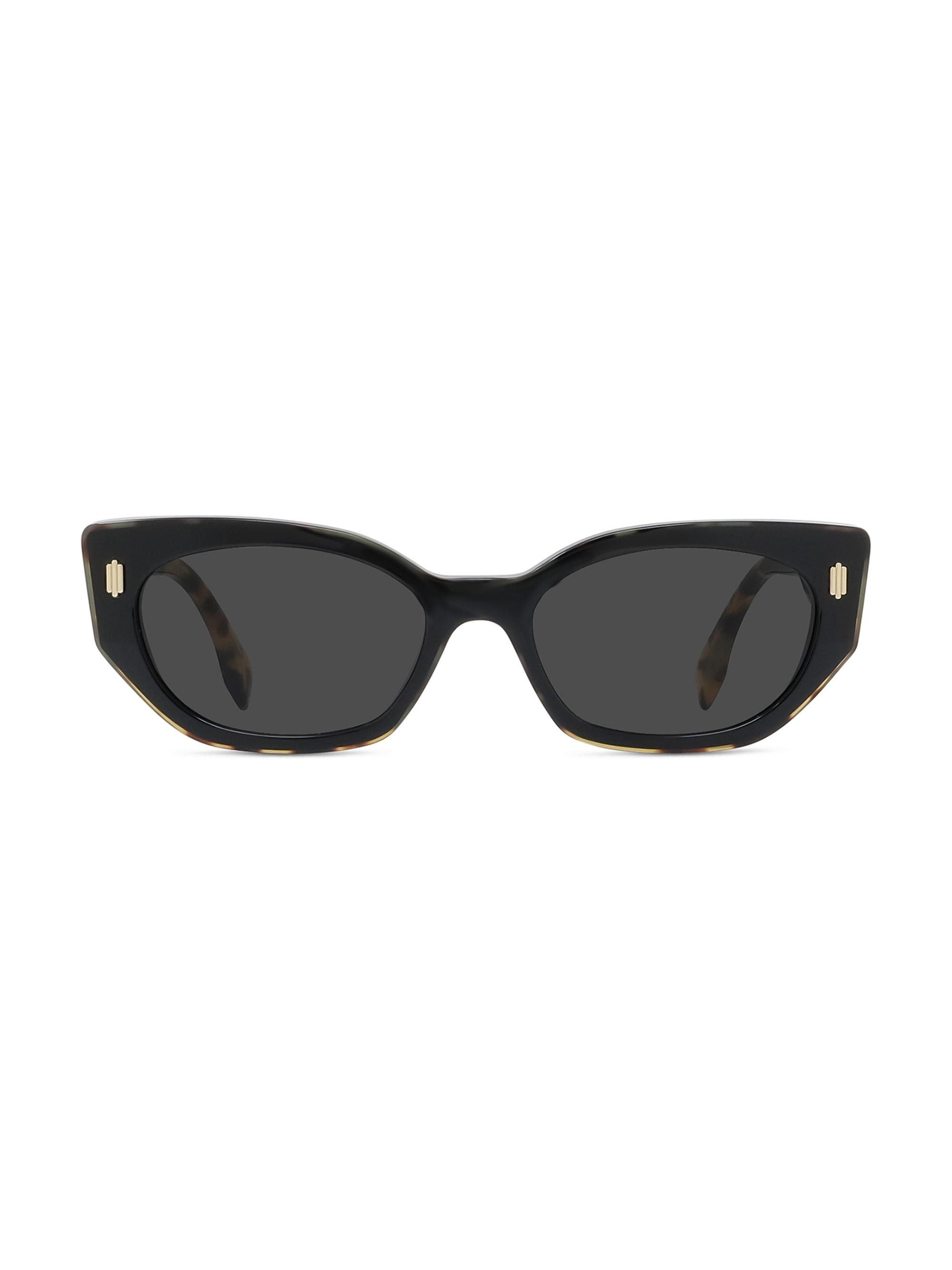 Fendi Women's 54MM Rectangular Sunglasses - Black
