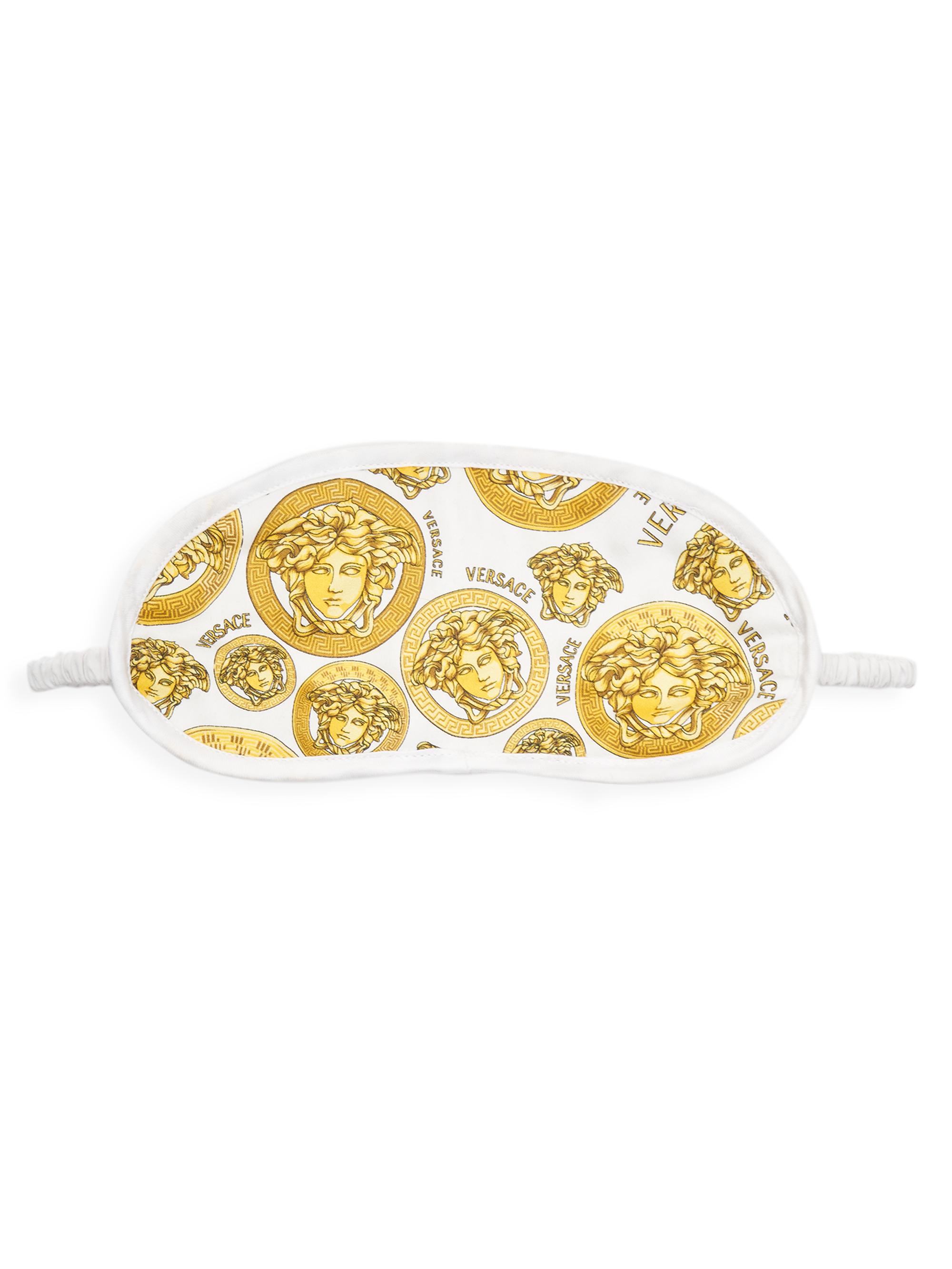 Versace Men's Medusa Face Mask - White Gold