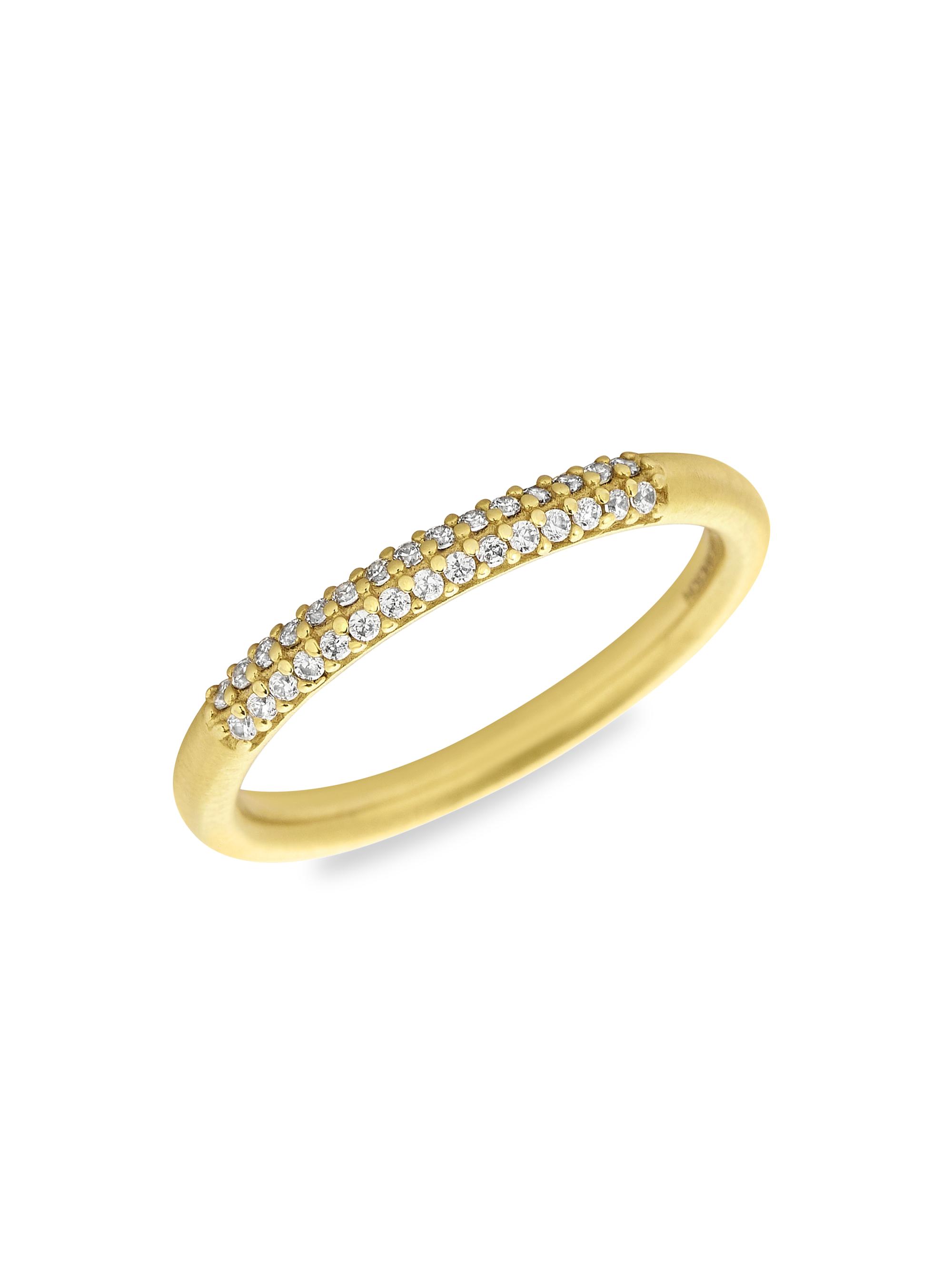 Dean Davidson Women's Signature 22K Gold-Plated & White Topaz Ring - Gold