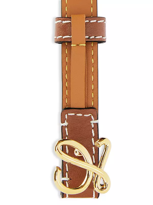 L-Buckle Leather Belt