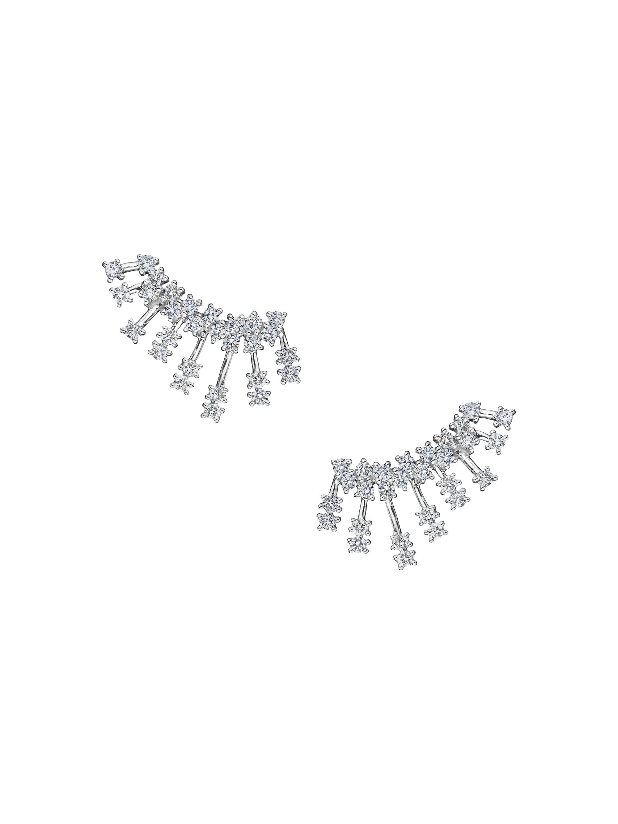Hueb Women's Luminus 18K White Gold & Diamond Earrings - White Gold