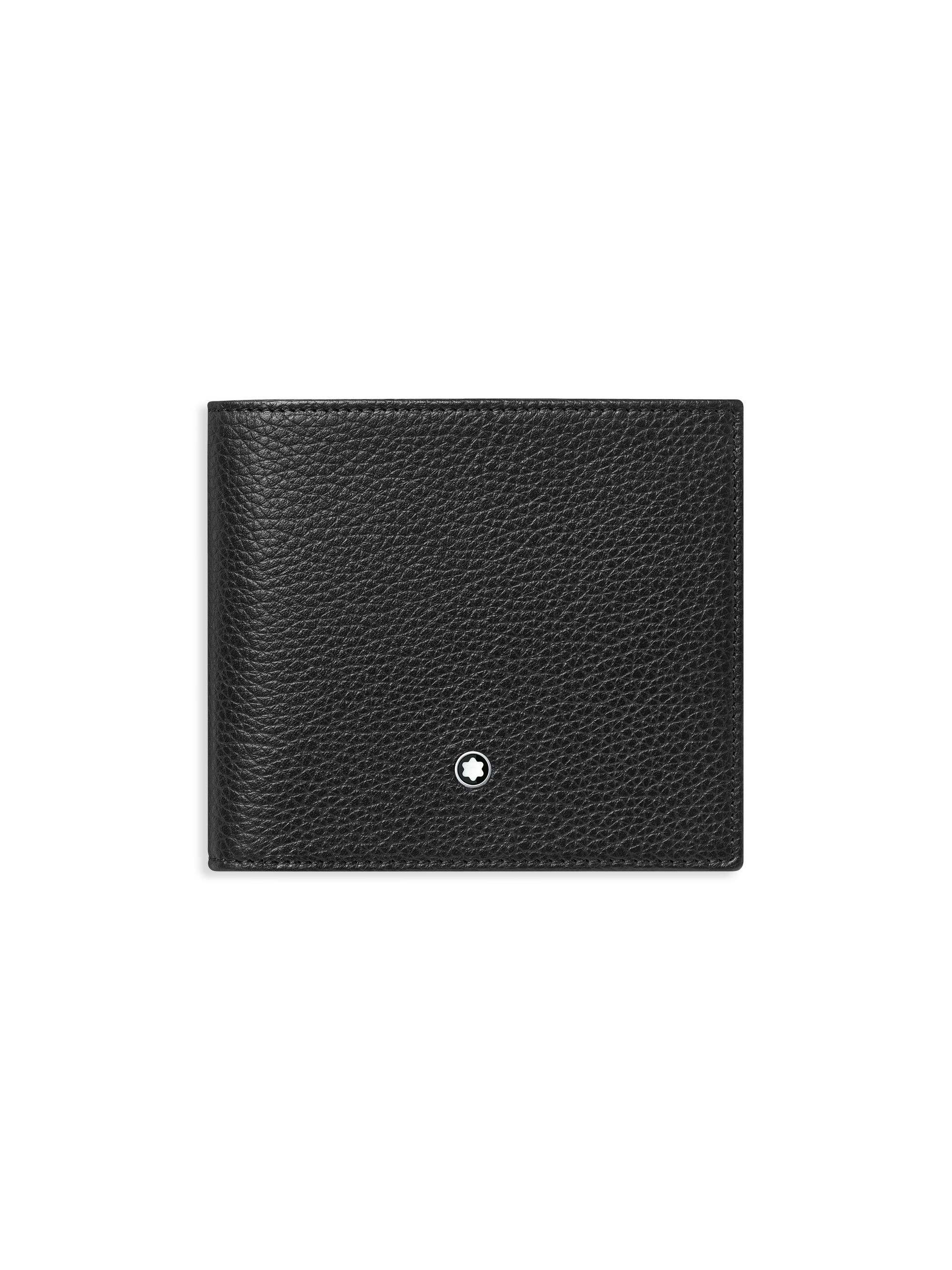 Montblanc Men's Meisterstück Leather Bi-Fold Wallet - Black