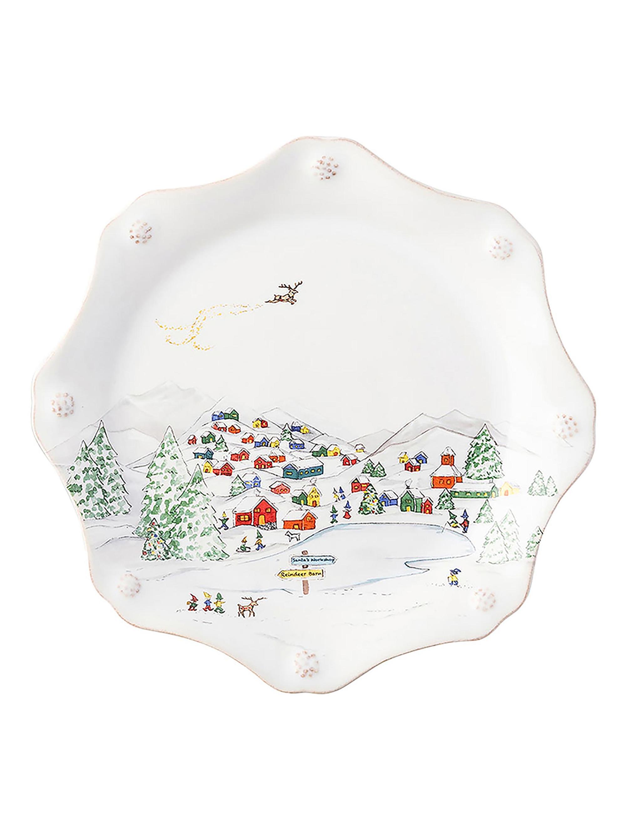 Juliska Berry & Thread North Pole Dessert/Salad Plate