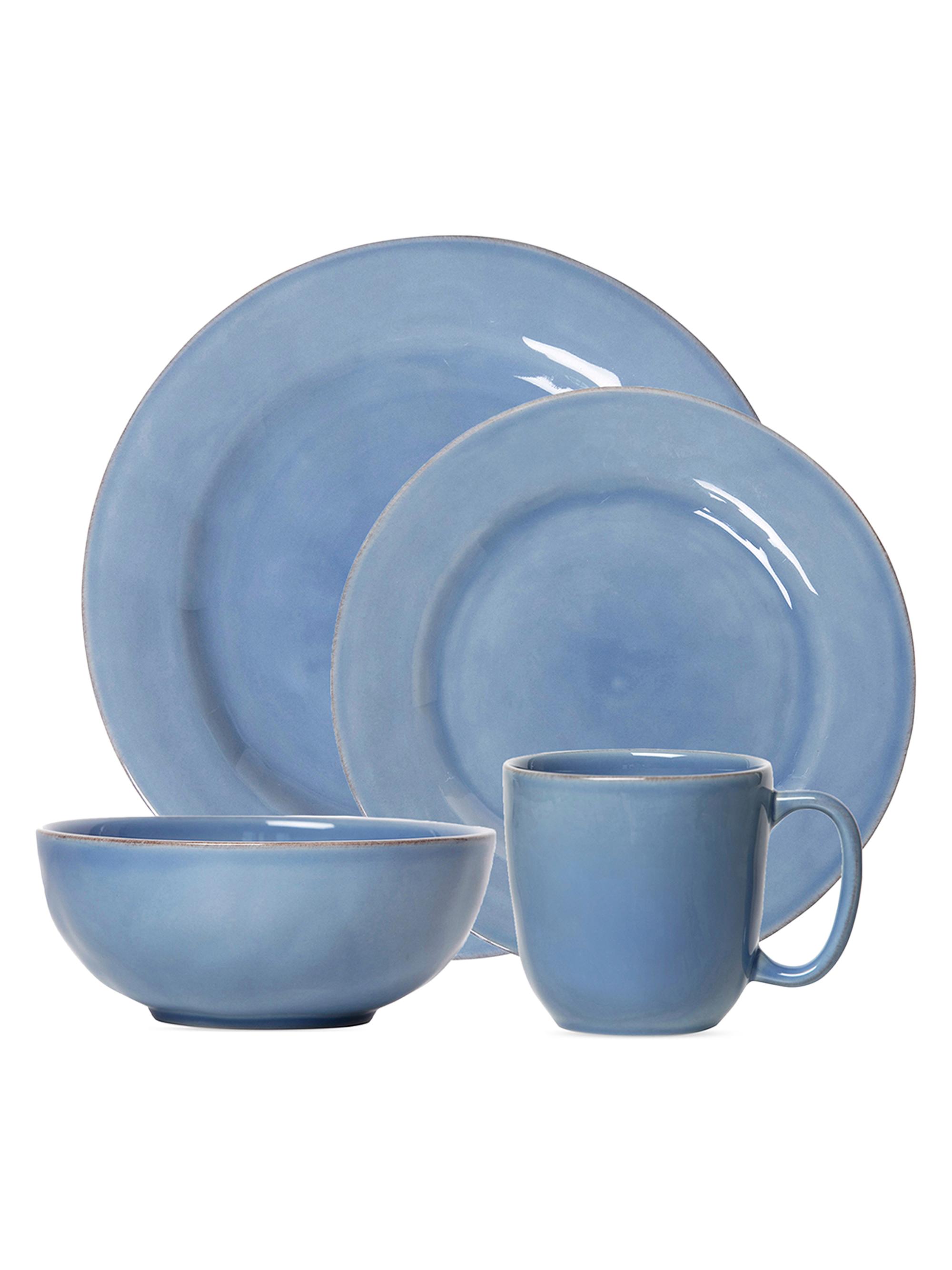 Juliska Puro Chambray 16-Piece Dinnerware Set