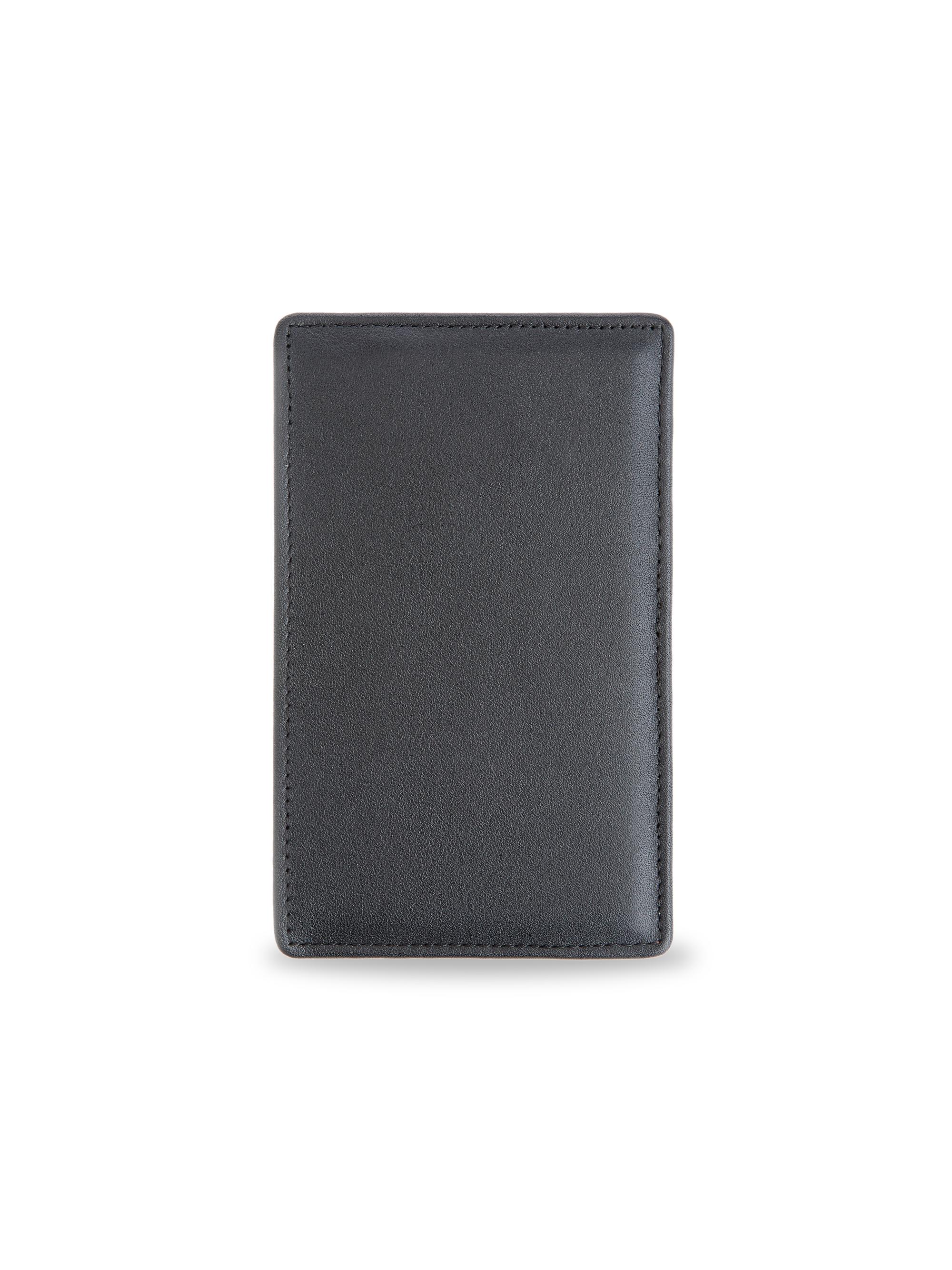 Royce New York Leather Pocket Memo Jotter Pad - Black