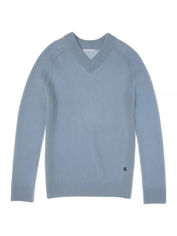 Wool-Cashmere V-Neck Sweater