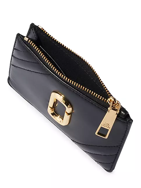 Marc Jacobs The Utility Snapshot Dtm Black Leather Top Zip Multi