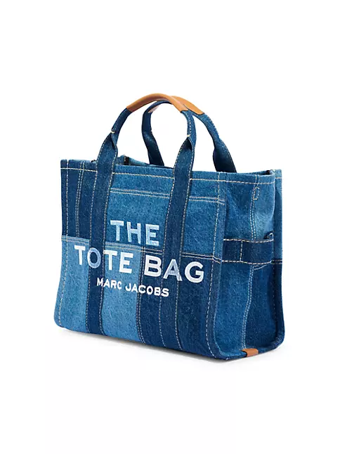 Marc Jacobs The Denim Medium Tote Bag in Blue Denim