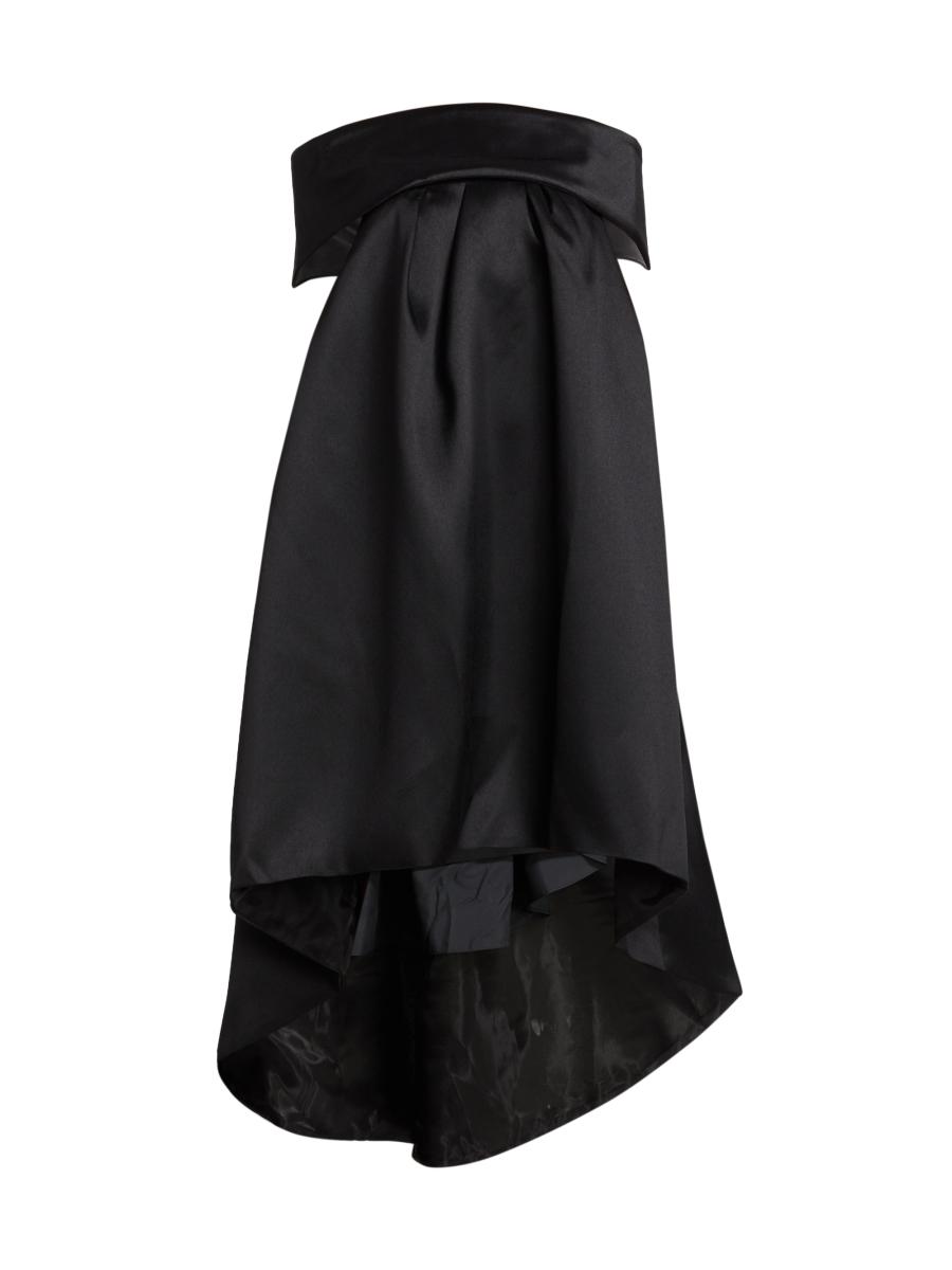 Amsale Bow-Back Trapeze Dress | Saks Fifth Avenue