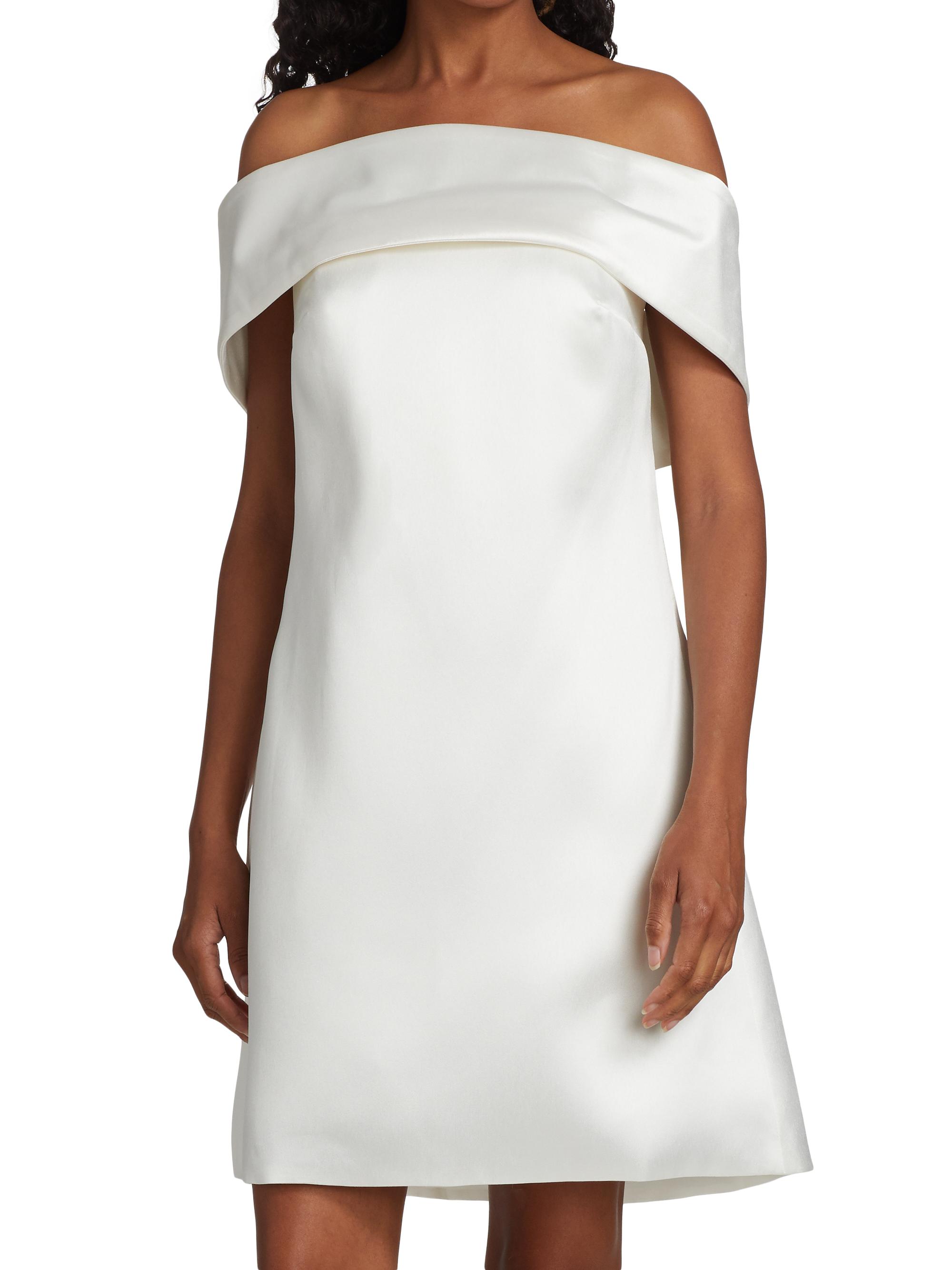 knee length dresses for ladies White Linen Midaxi Dress with embroidery detail – Maleve Official main image 1