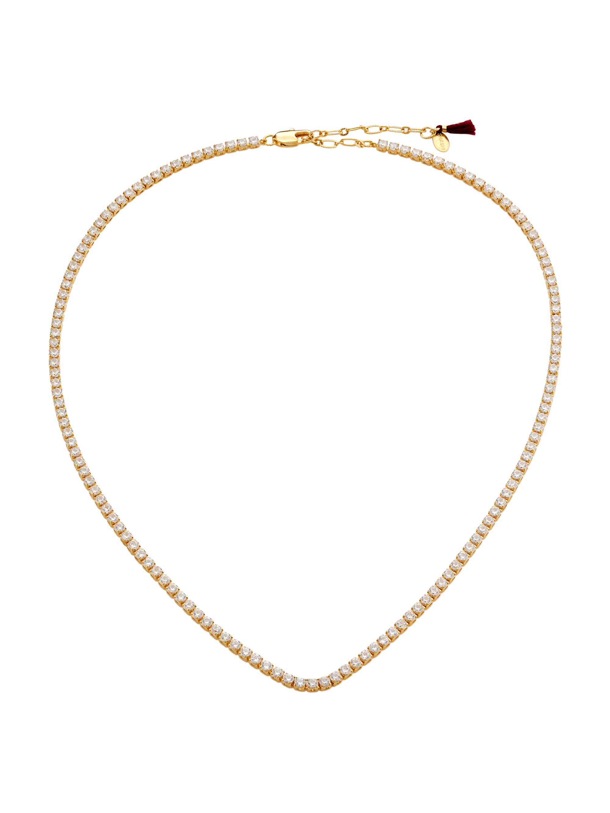 Shashi Women's 18K-Gold-Plated & Cubic Zirconia Tennis Necklace - Gold