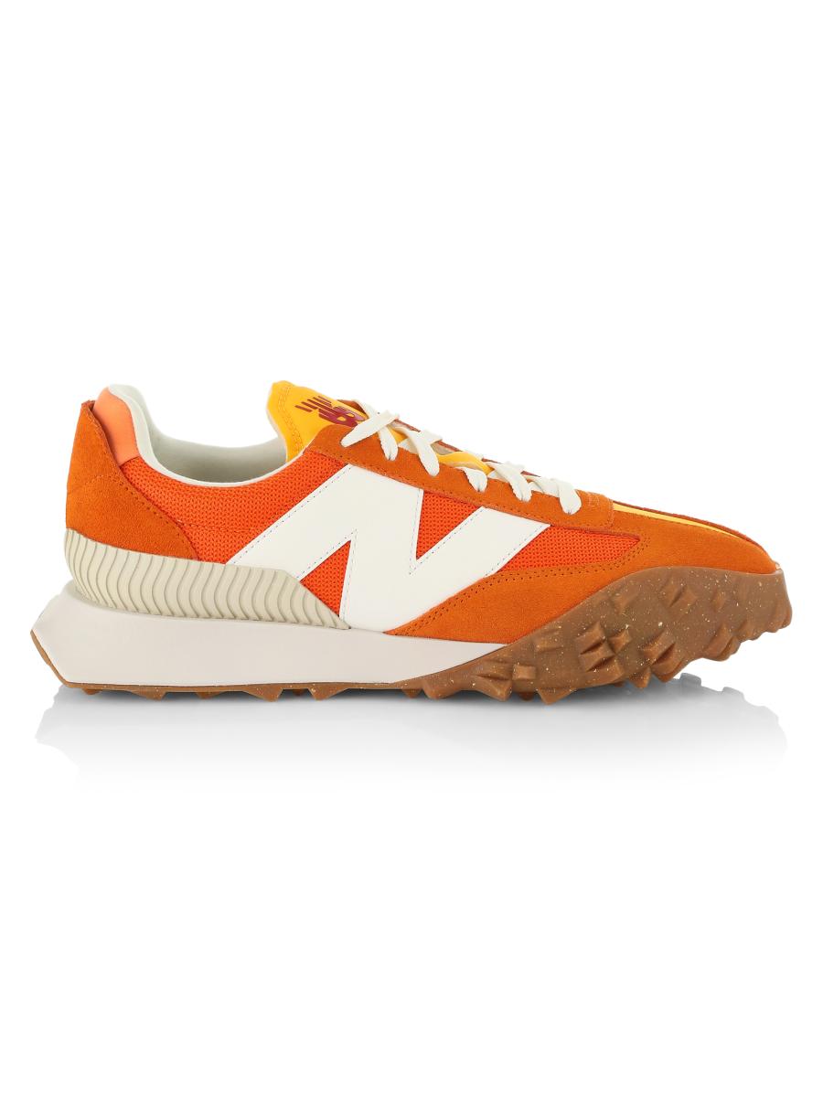 スニーカー NEW BALANCE Sneakers Men Fabric Orange/Black New Balance 327 Black Orange for Sale - Authenticity