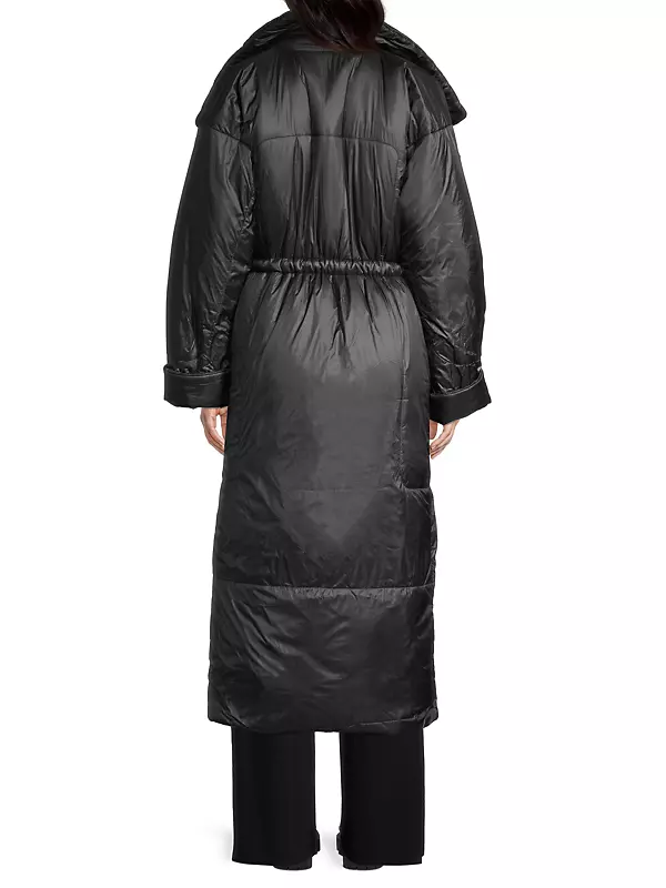 Norma Kamali Sleeping Bag Coat to Knee - Red / Size Xs/S