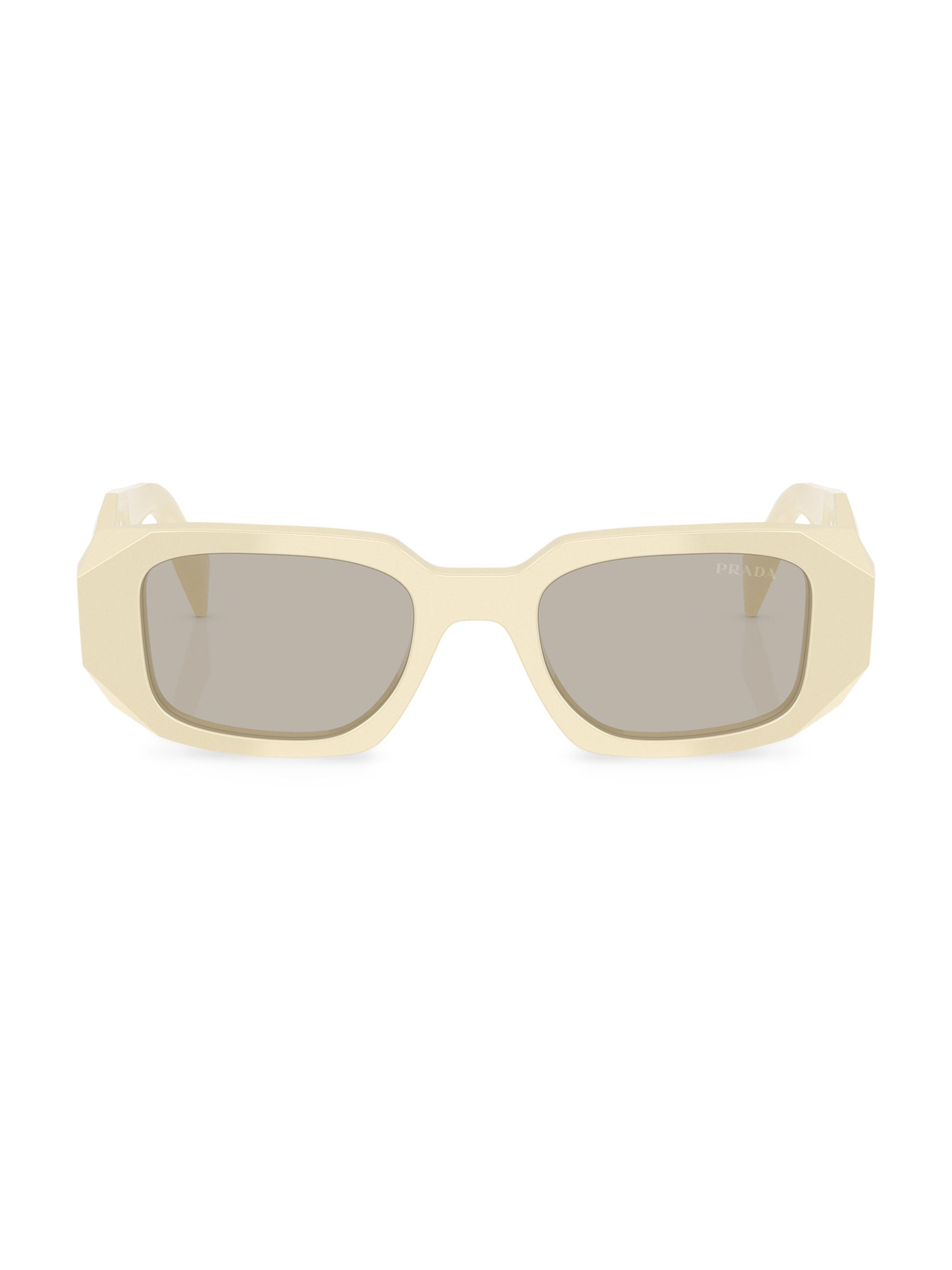 Prada 53MM Rectangle Sunglasses | Saks Fifth Avenue