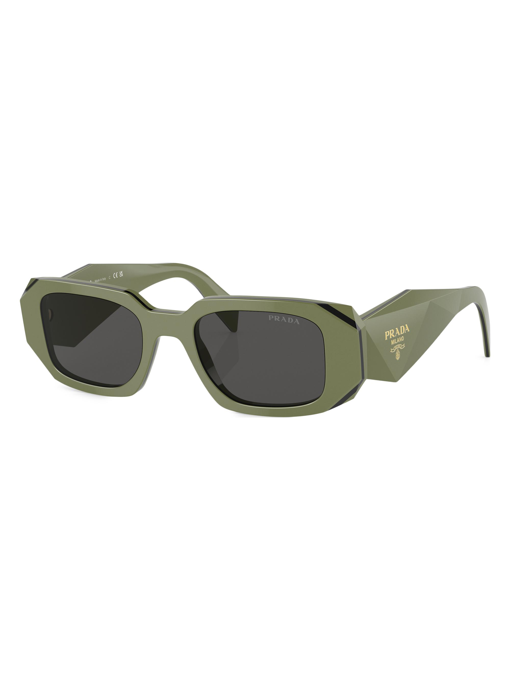Prada 49MM Rectangle Sunglasses | Saks Fifth Avenue