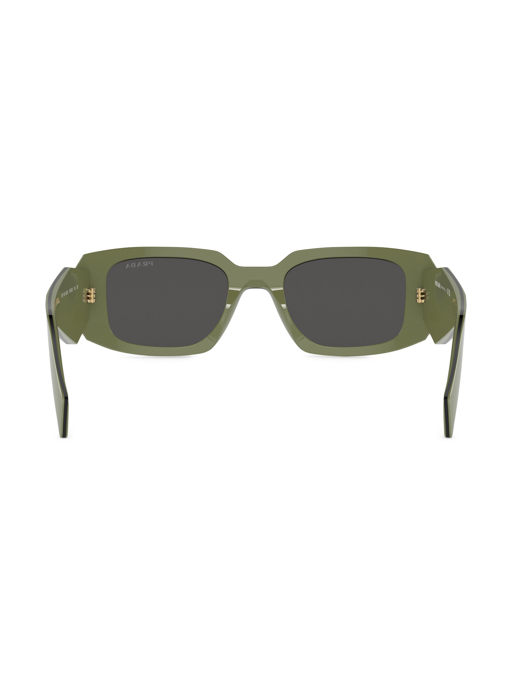 Prada 49MM Rectangle Sunglasses | Saks Fifth Avenue