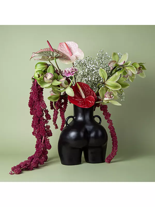 Love Handles Black Vase