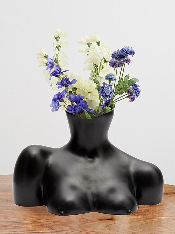 Shop Anissa Kermiche Breast Friend Black Vase | Saks Fifth Shop Anissa Kermiche Breast Friend Black Vase | Saks Fifth