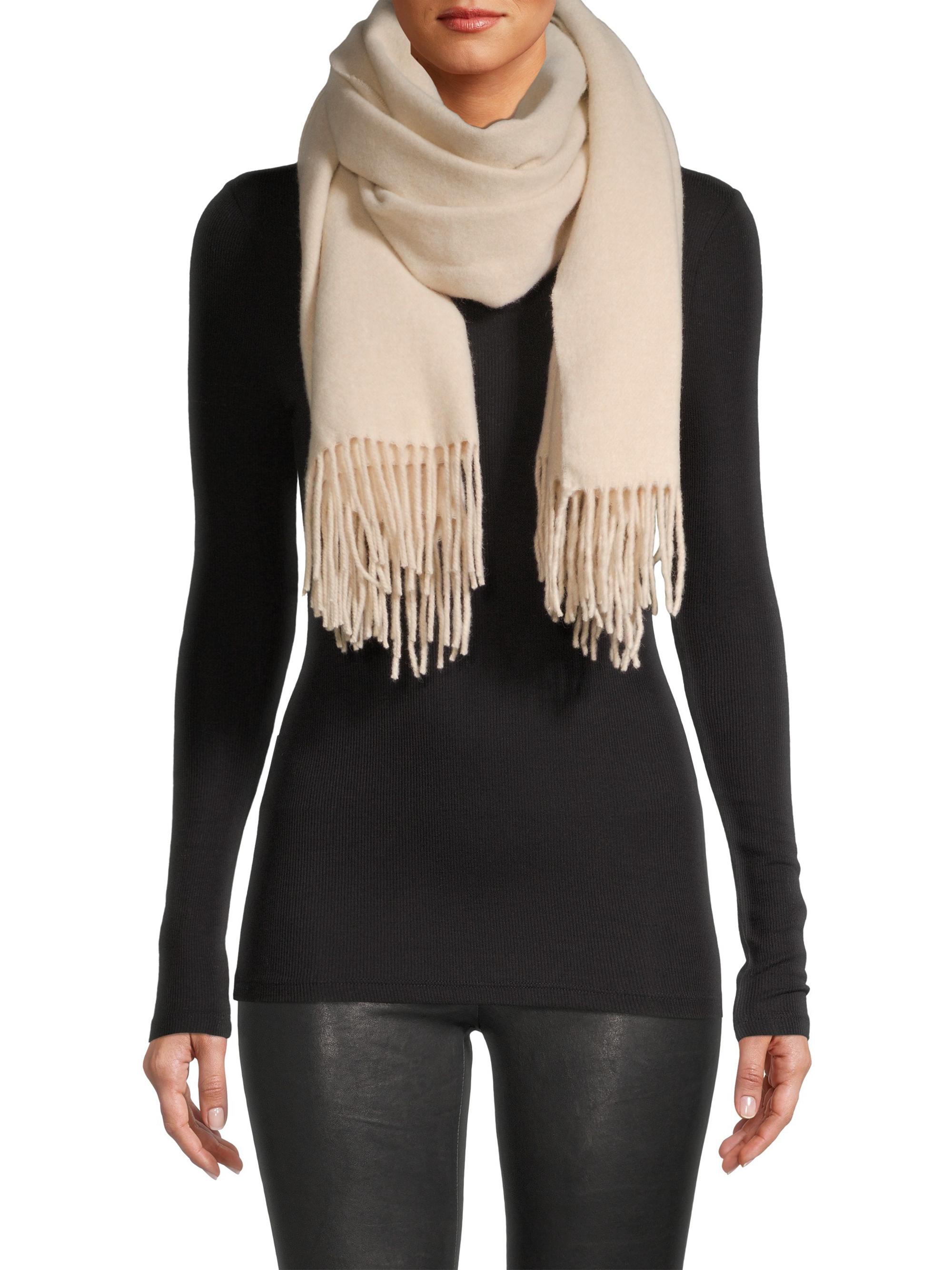 rag & bone Women's Addison Recycled Wool Scarf - Oatmeal