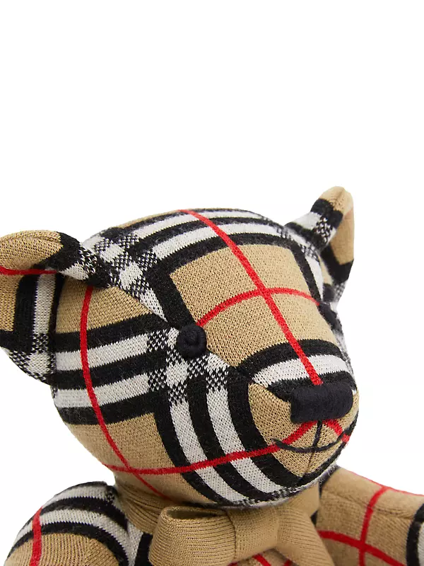 Shop Burberry Baby's & Kid's Wool-Knit Teddy Bear | Saks Fifth Avenue