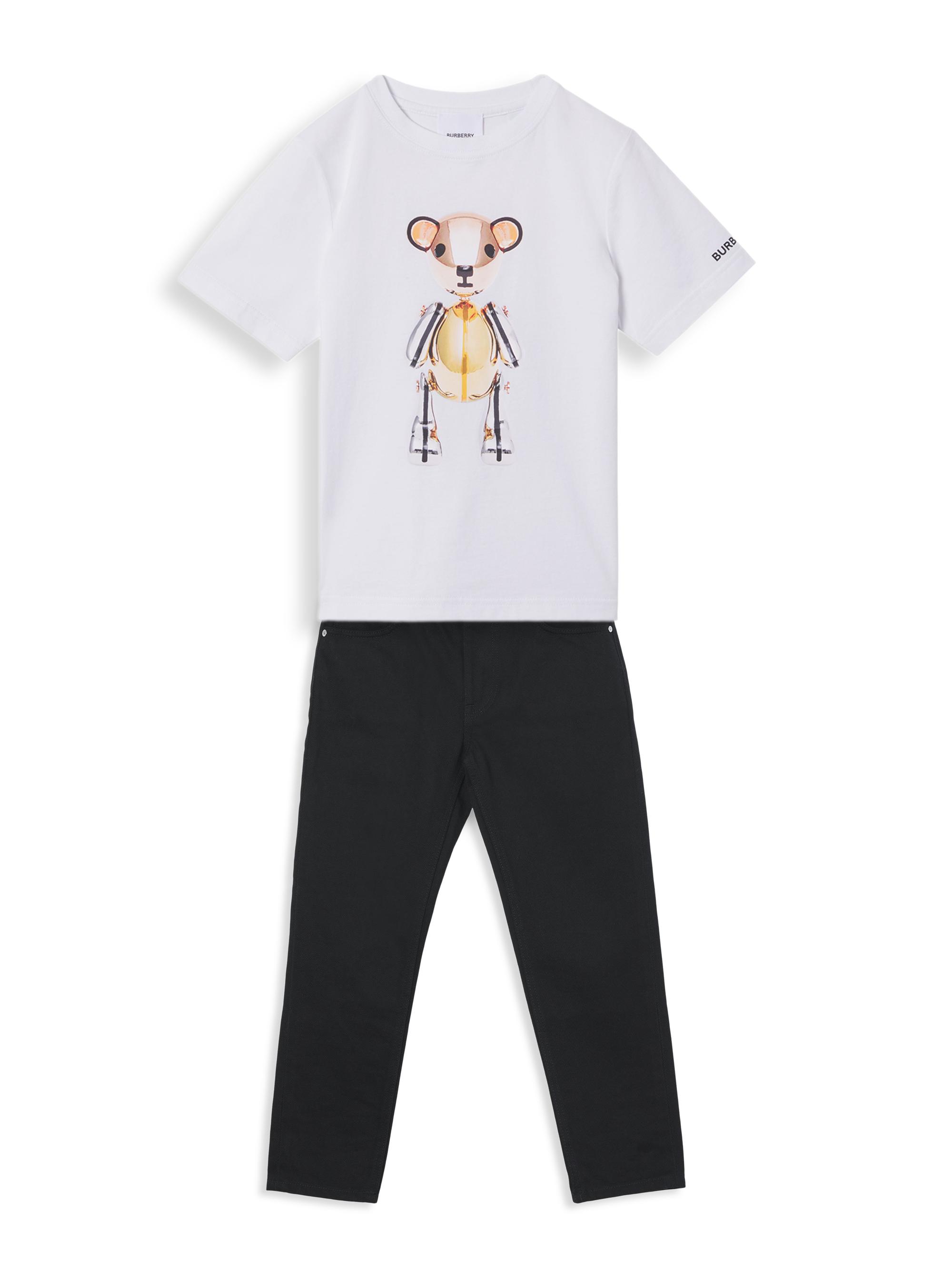 Burberry Little Girl's & Girl's Skinny Japanese Denim Pants | Saks