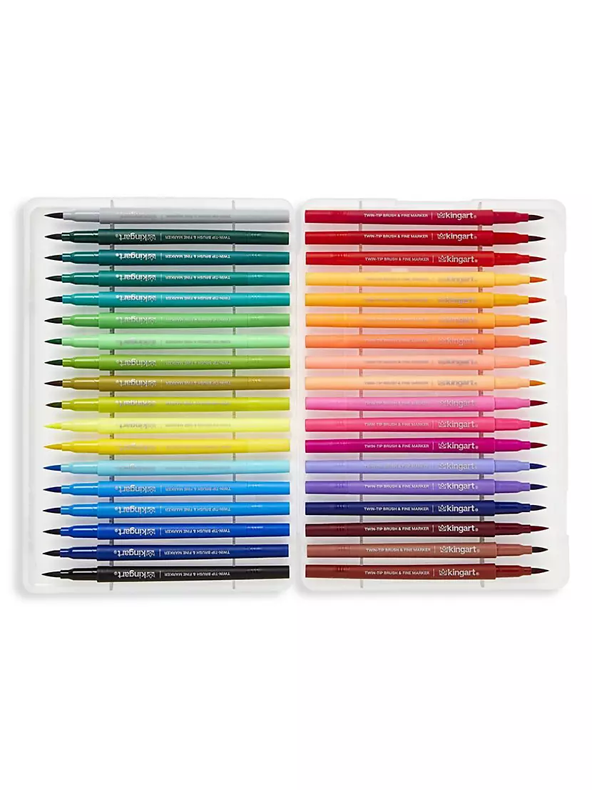 Shop Kingart 118-Piece Gel Pens, Paint, & Paper Bundle Set