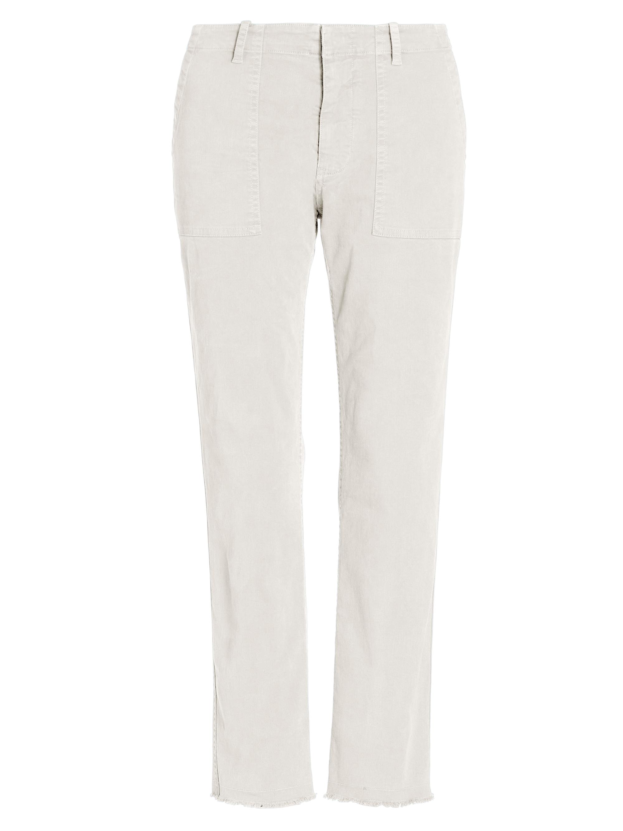 Nili Lotan Women's Jenna Cotton Pants - Eggshell | Thumbnail 8