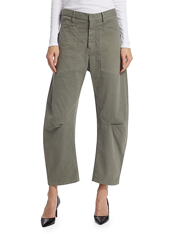 Shop Nili Lotan Shon Cotton Twill Pants | Saks Fifth Avenue Shop Nili Lotan Shon Cotton Twill Pants | Saks Fifth Avenue