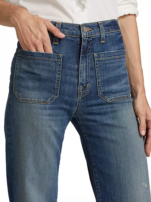 Shop Nili Lotan Florence Bootcut Jeans
