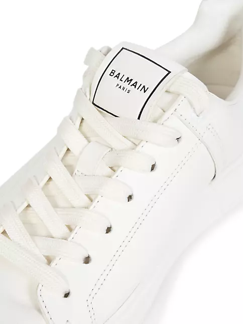 Balmain B Bold Logo Leather Sneakers | Fifth Avenue