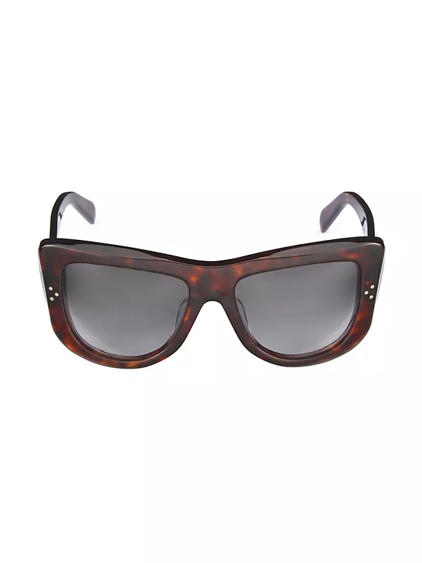 57MM Flat Top Round Sunglasses
