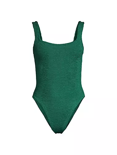 Crinkle One-Piece Swimsuit