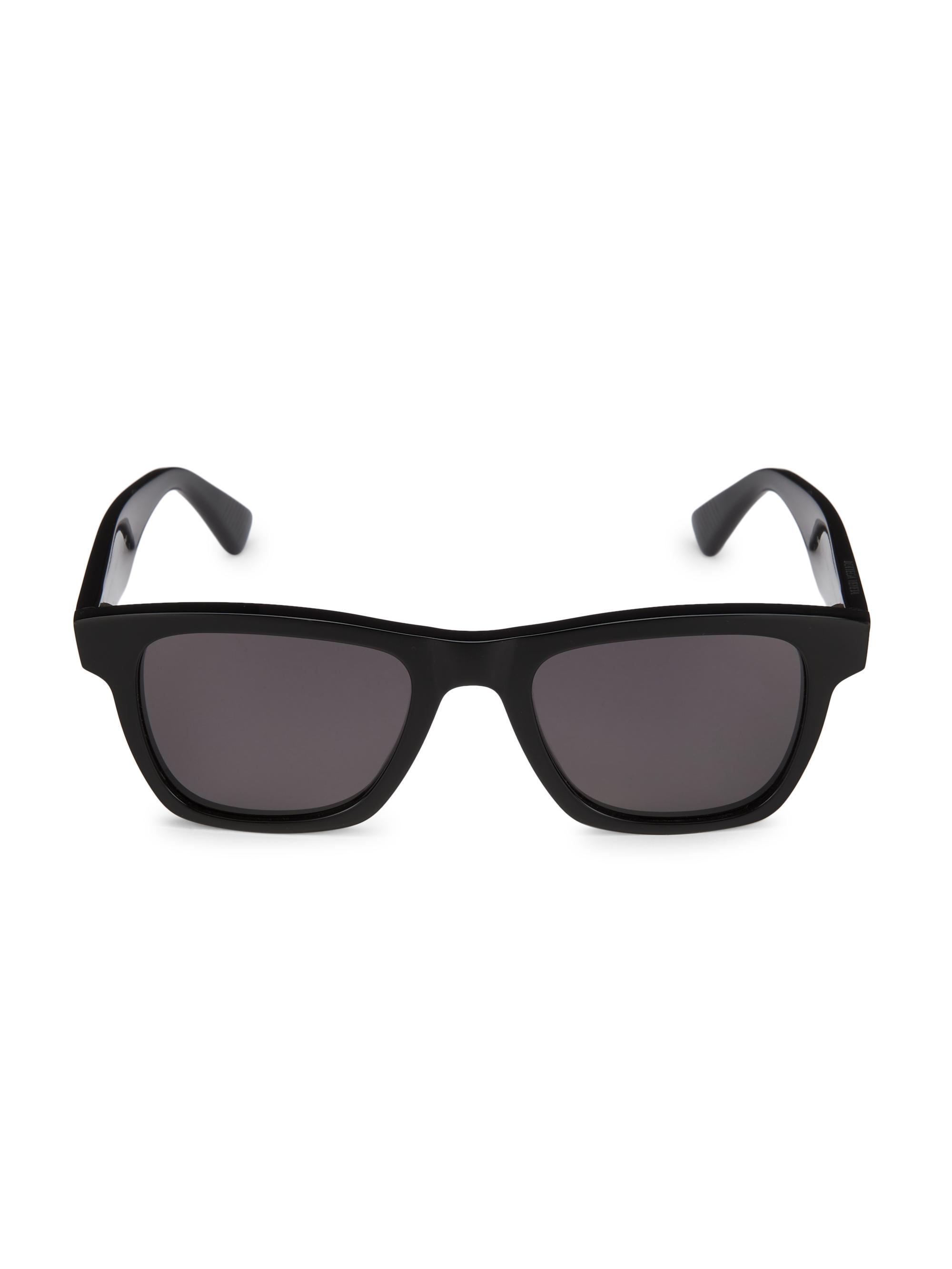 Bottega Veneta Men's 51MM Square Sunglasses - Black