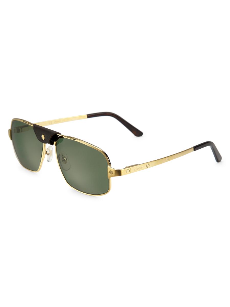 Cartier サングラス Cartier Première De Cartier 58MM Rimless Rectangular Sunglasses