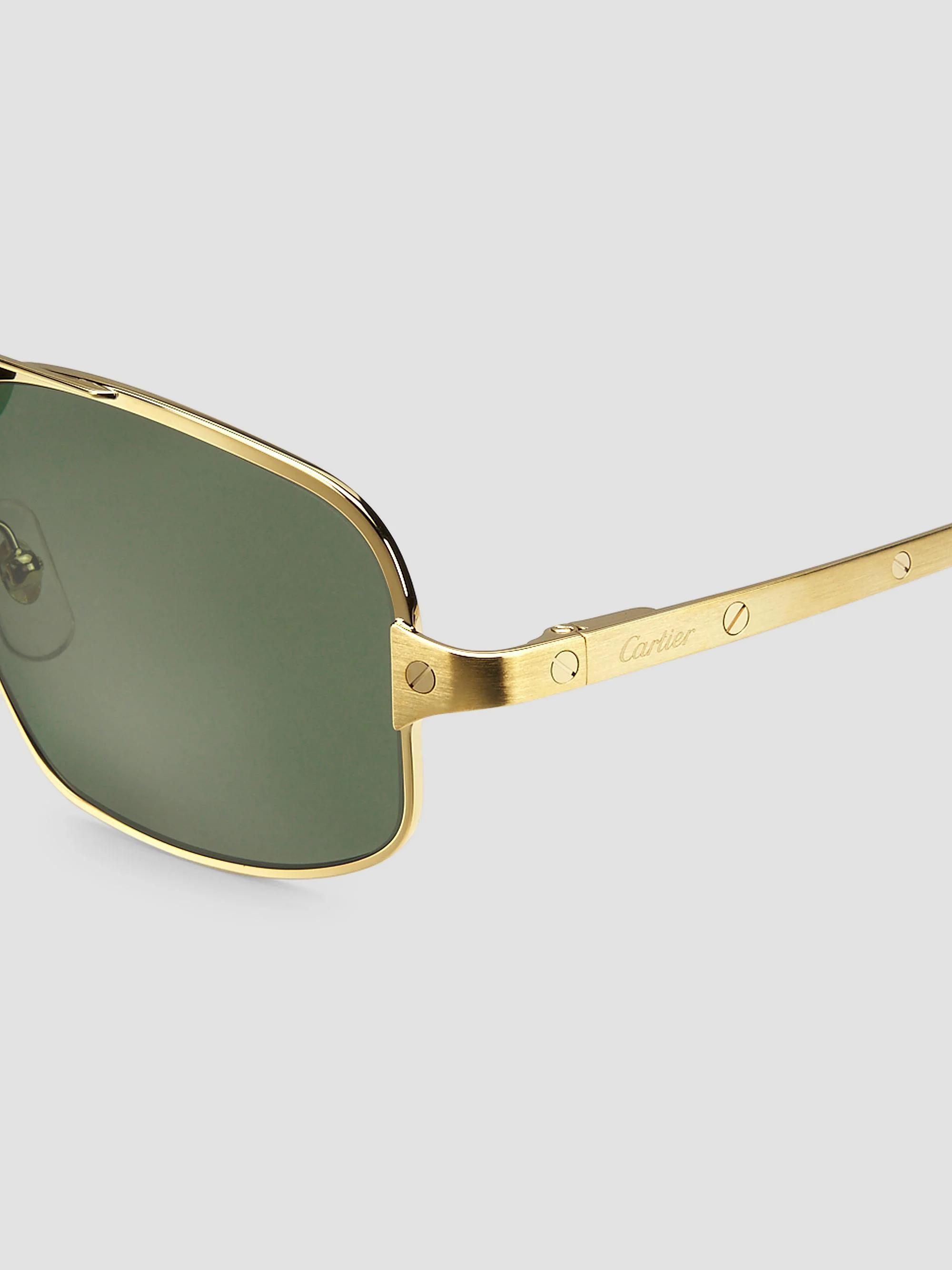 Cartier Santos 60MM Rectangular Sunglasses | Saks Fifth Avenue