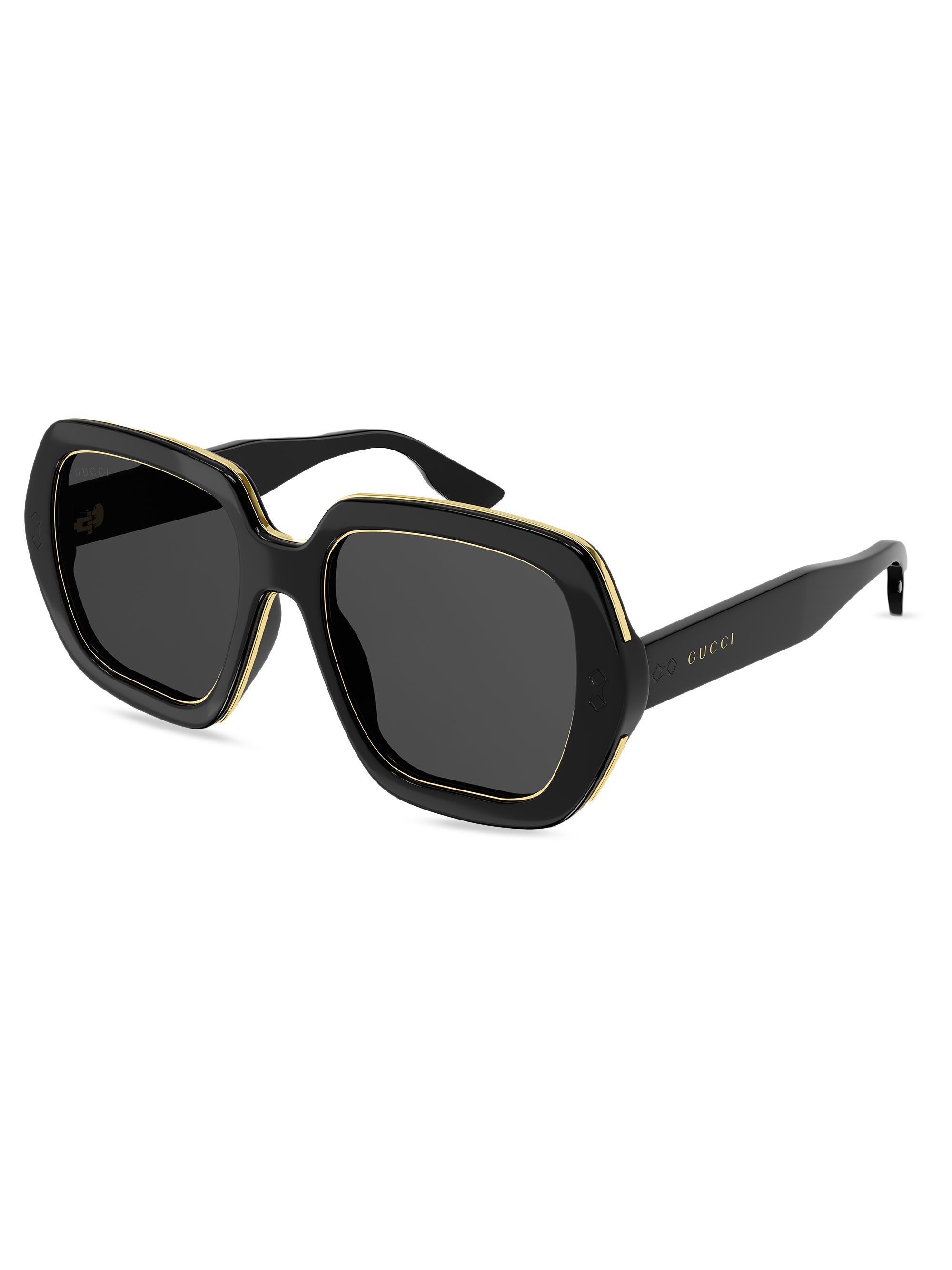 Gucci Men's 54MM Square Sunglasses - Black